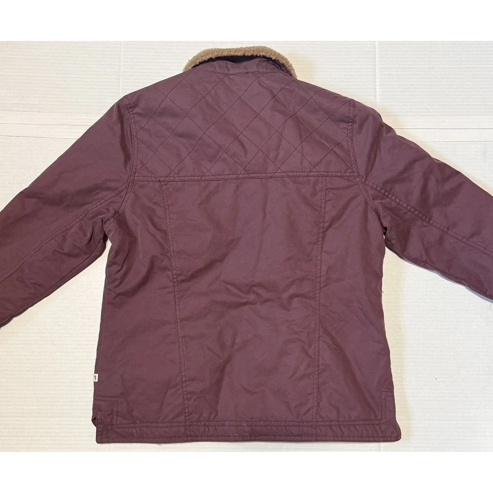 TOAD & CO - Women's Kenai Trucker Jacket - Sherpa Collar Flannel Lined - Medium